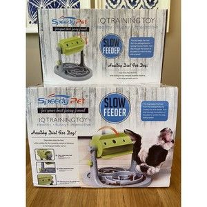 Speedy Pet IQ Training Toy Slow Feeders Dog Interactive Healthy Diet Pet Bowl
